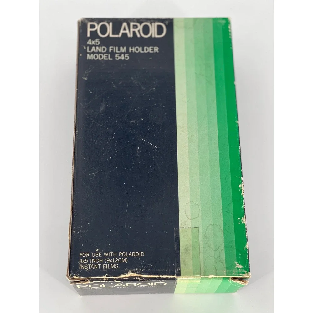 Polaroid Model 545 Land Film Holder 4x5 Large Format Instant Film Back with Box